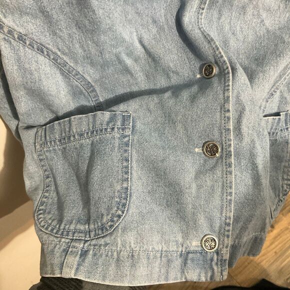 Bobbie Brooks women’s vintage denim vest , size 22w 100% cotton - Picture 5 of 8